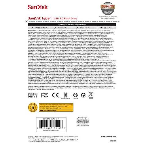 SanDisk Ultra USB 3.0 64GB