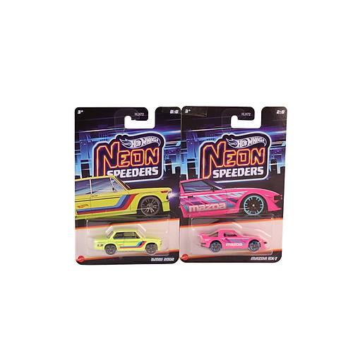 HLH72 Hot Wheels Neon Yarlar Temal Arabalar 10 adet koli ile satlr. Koli fiyatdr.