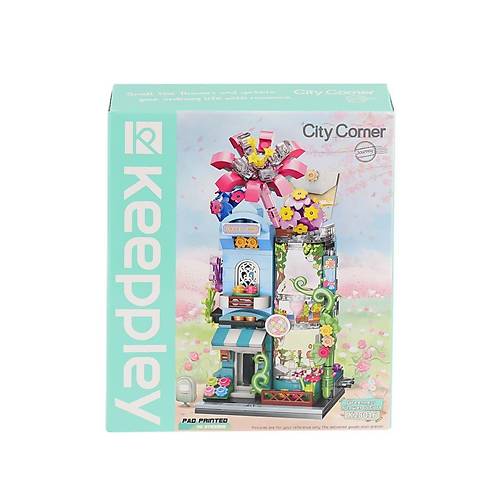 KP28016 Keeppley City Corner - Greenness Flower Shop - �i�ek�i 356 Par�a Yap�m Seti