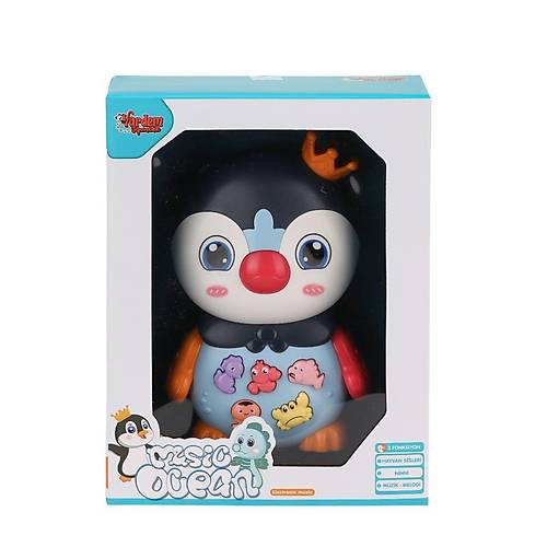 JLG-855-115A Ikl ve Mzikli Penguen Pianosu -Vardem Oyuncak