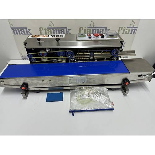Fiapack FRD-1000W Otomatik Konveyorlu Mrekkep Tarih Yazcl Kapama Makinesi