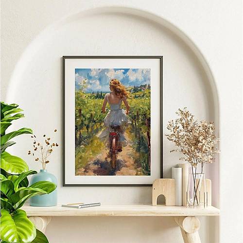 20789 PUZZLE 1000 G�RL ON B�KE