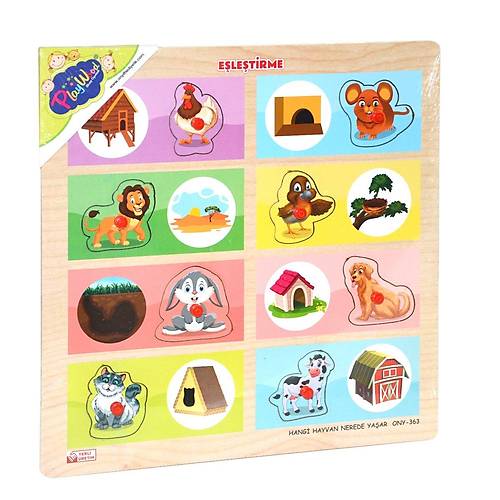 ONY-363-364 Ah�ap Tutmal� E�le�tirme Hangi Hayvan Nerede Ya�ar -Ony�l