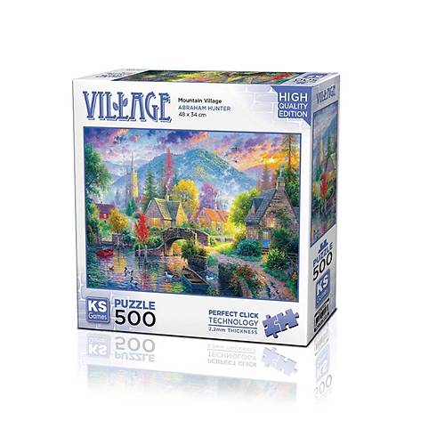 20046 Mountain Village 500 Par�a Puzzle -KS