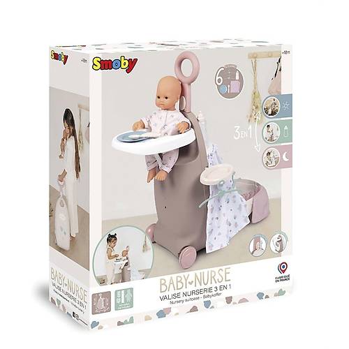 7600220374 Baby Nurse �ocuk Odas� Valizi 3 IN 1 -Smoby