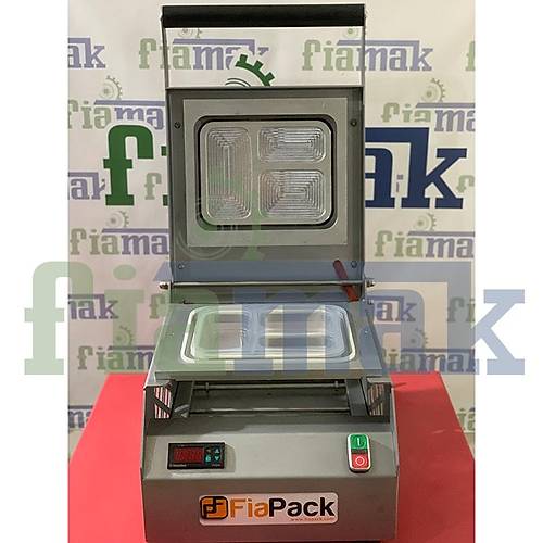 Fiapack Catering Paketleme Makinesi | 3 Blmeli Yemek Tabak Kapatma