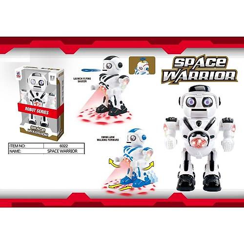 DF-6022 I��kl� ve M�zikli Disk Atan Uzay Sava���s� Robot