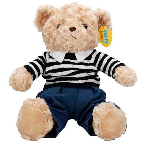 4807 K�yafetli Pelu� Ay� Teddy Bear 37 cm -Sunman