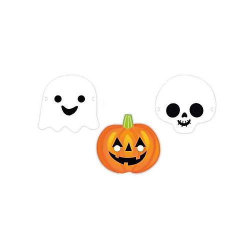 THW1730 Halloween Kat Maske 6 adet, asorti