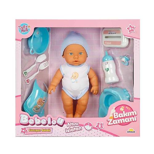 3823 Bebelou Bakm Zaman Sesli Glen Alayan Bebek 32 cm -Sunman