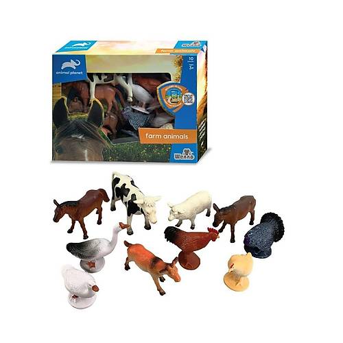 SH-D5804 Vardem Kutulu 10 Para iftlik Hayvanlar Seti