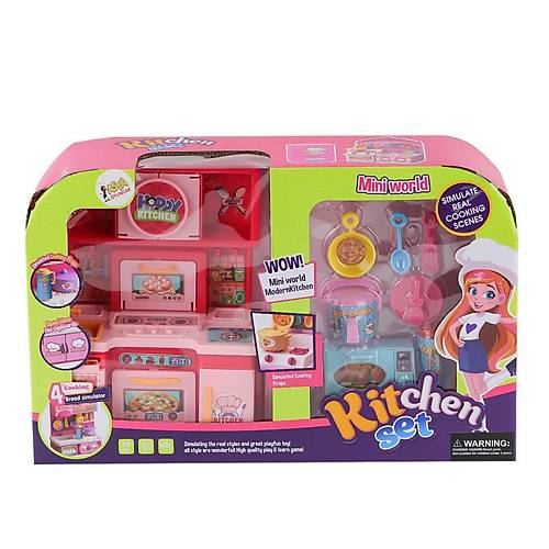 22282-YQL132-3 Mutfak Oyun Seti -Asya Oyuncak