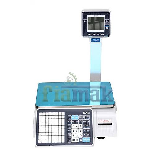 CAS CL-3000: Profesyonel 15-30 Kg Barkodlu Terazi (Boyunlu ve Boyunsuz Modeller)