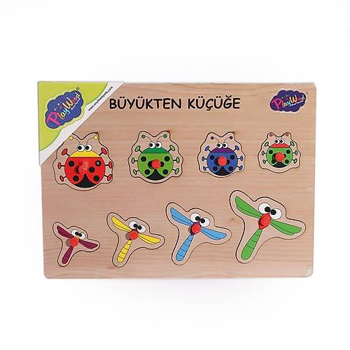 131-132 ONY Ah�ap Tutmal� Puzzle B�y�kten K����e -Ony�l