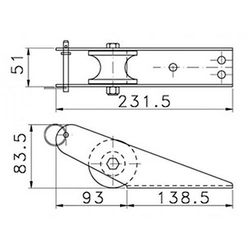 Ba makaras 51x232mm