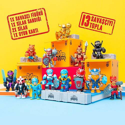 78372 Necotoys, Boxed Warriors D�v����ler S�rpriz Paket