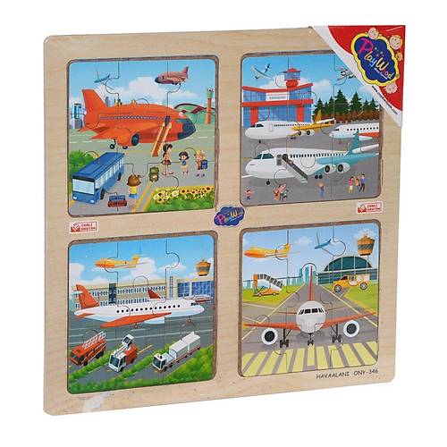 ONY-343/344/345/346 Ah�ap E�itici 4'l� Puzzle -Ony�l