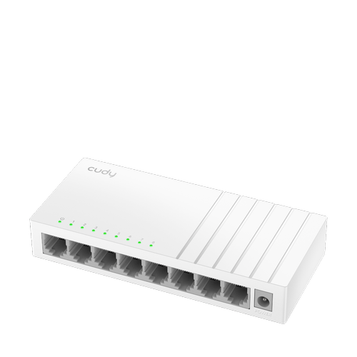 CUDY 8-Port 10/100 Mbps Metal Switch