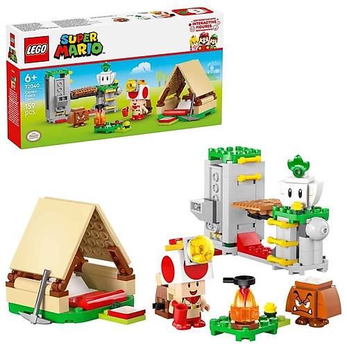 72040 Lego Super Mario - Kaptan Toadun Kamp 159 para +6 ya
