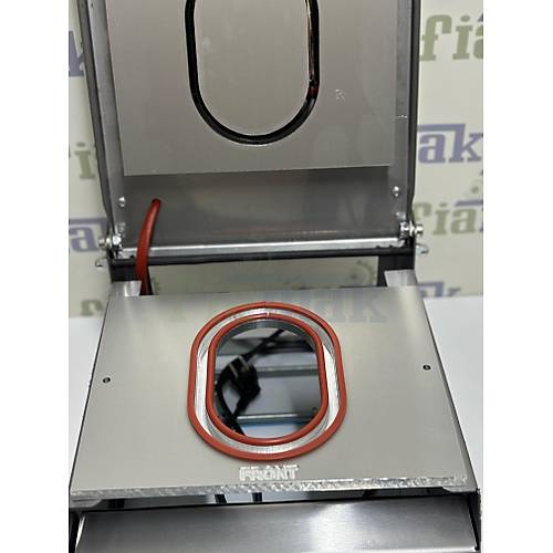 Tabak Kapatma Makinesi Scak Yemek Paketleme Makinas Oval Kap 117 x 177 mm