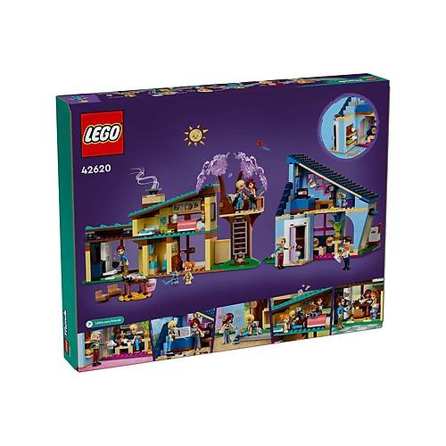42620 LEGO Friends Olly ve Paisley'nin Aile Evleri 1126 para +7 ya