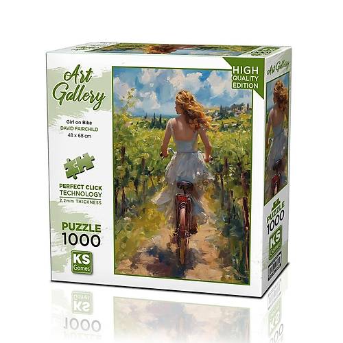 20789 PUZZLE 1000 G�RL ON B�KE
