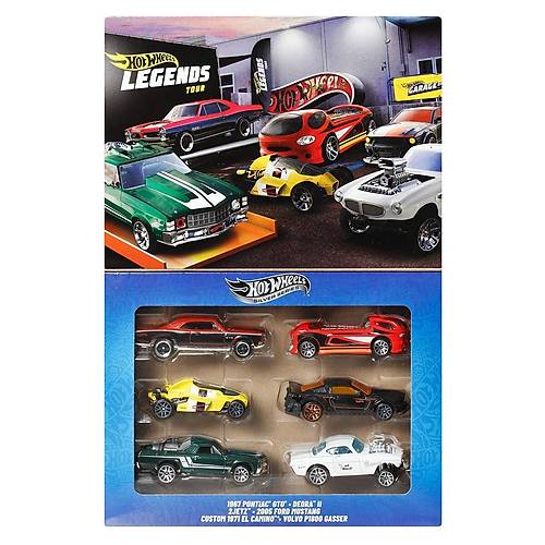 JBY78 Hot Wheels Efsane Temal oklu Arabalar