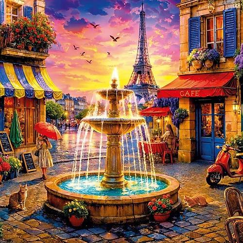 20094 PUZZLE 500 PARS SQUARE