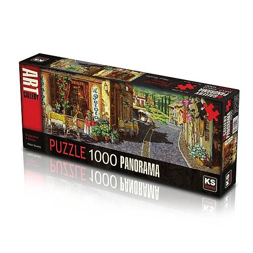21006 Panoramik Ristotant 1000 Par�a Puzzle -KS Puzzle