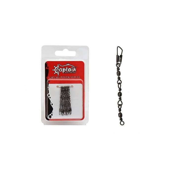 Captain 5095 3 Zincir Klips 5'li Paket Black Nikel