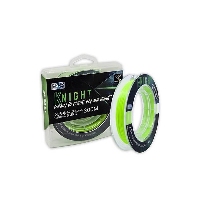 Asso Knight Surf FC COATED Line 300mt UV Fluo