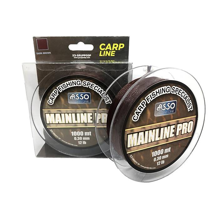 Asso Mainline Pro Special Carp Fishing Line 1.000mt Dark Brown