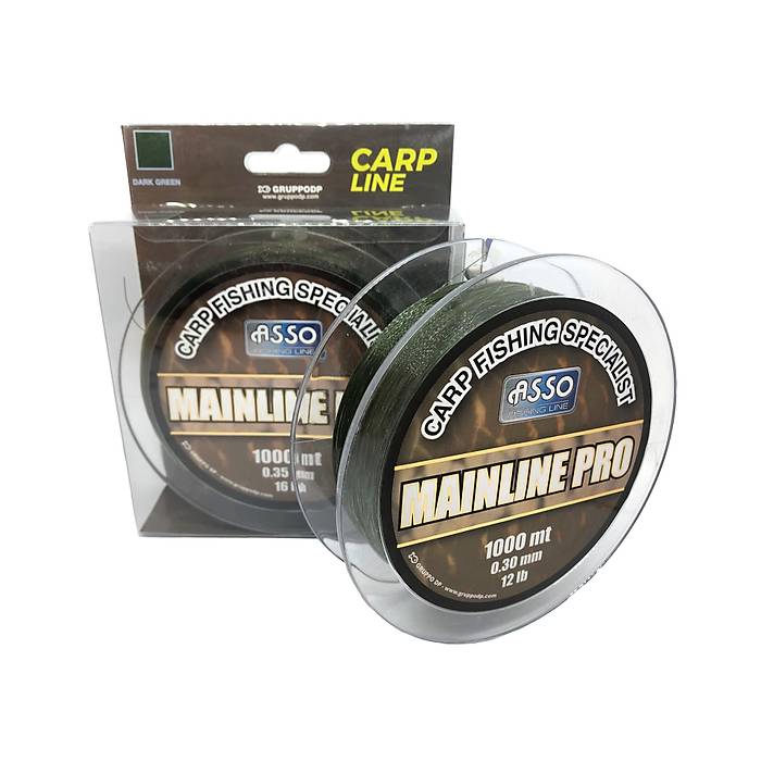 Asso Mainline Pro Special Carp Fishing Line 1.000mt Dark Green