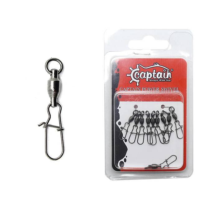 Captain 5045 Kilitli Klips Rulmanl 5'li Paket Black Nikel