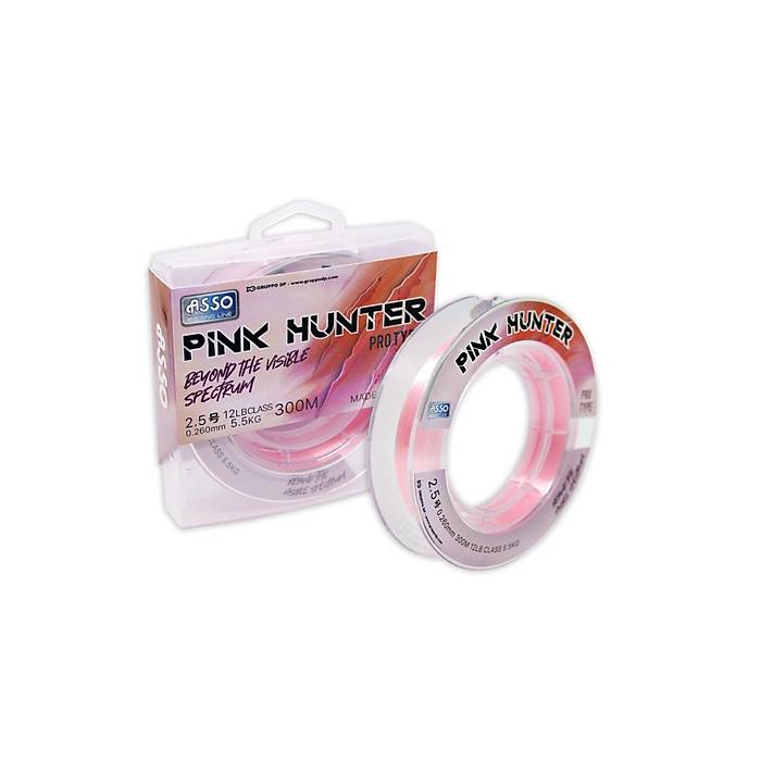 Asso Pink Hunter Surf FC COATED Visible Line 300mt