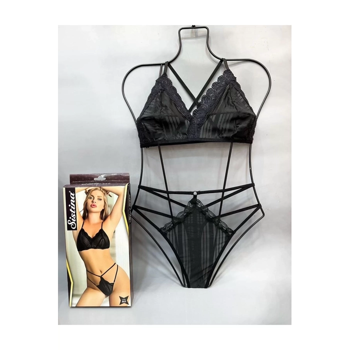 Siyah Bralet Styen Takm - B863