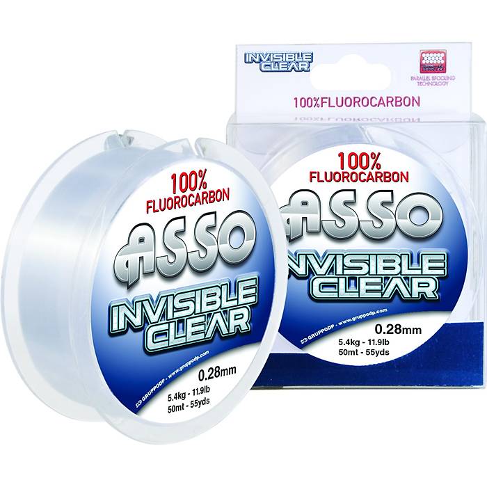 Asso Invisible Clear Paralel %100 Fluoro Carbon Misina 50mt