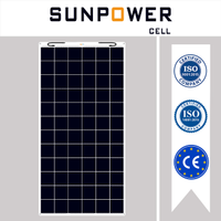 260 Watt Sunpower Esnek Gne Paneli 160x800 mm