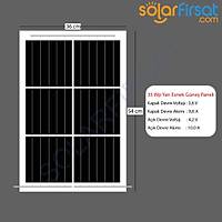 35 Watt zel l Esnek Gne Paneli