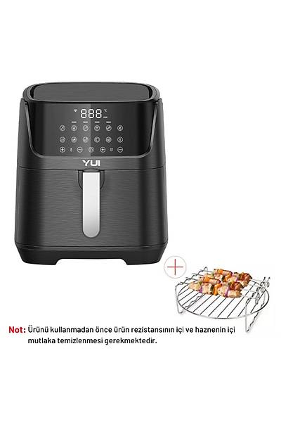 YUI Air Fryer 5.5 Litre M25 Maxifry Pro Akll Fritz Siyah