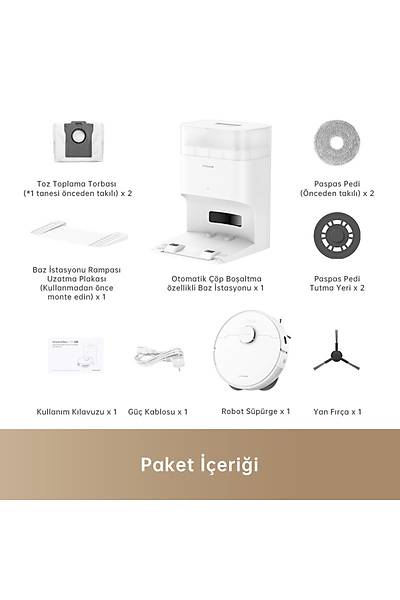 Dreame L10S Plus Robot S�p�rge Beyaz