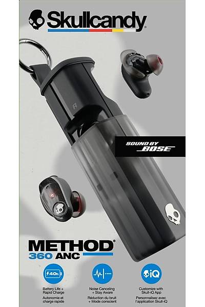 Skullcandy Method 360 Anc Tws Kulaklk True Black S2MTW-T740