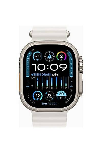 Apple Watch Ultra 2 49mm Titanium White Ocean Band MREJ3TU/A