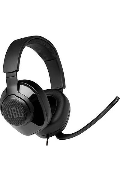 JBL Quantum 200 Mikrofonlu 3.5mm Gaming Kulak Üstü Kulaklýk Siyah
