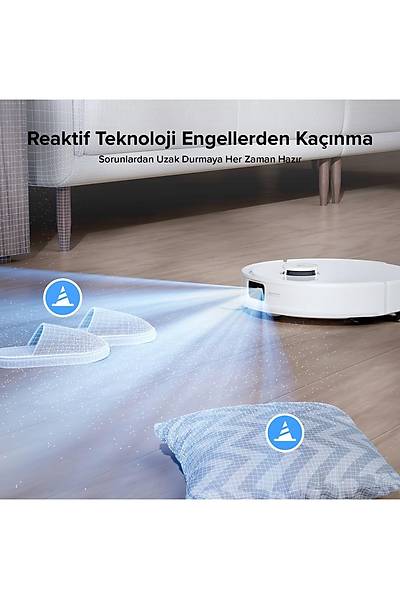 Roborock Vacuum Q8 Max Pro Plus Robot Sprge Beyaz