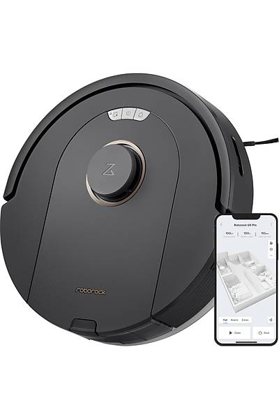 Roborock Q5 Pro Siyah Robot Sprge