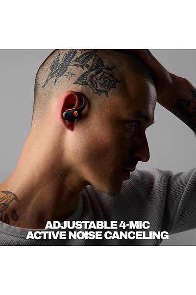 Skullcandy Push Anc Active True Wireless Sport Kulakl�k Black-Orange S2PAW-S749