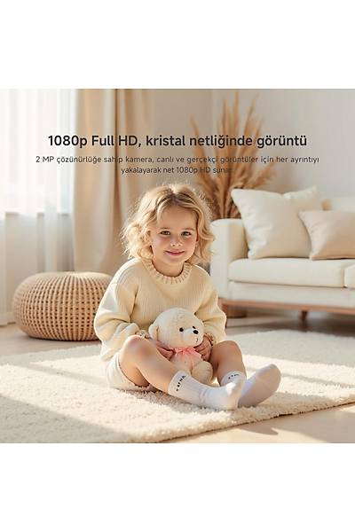 Xiaomi Smart Camera C201 Full HD 1080p Ak�ll� G�venlik Kameras� (Xiaomi T�rkiye Garantili)