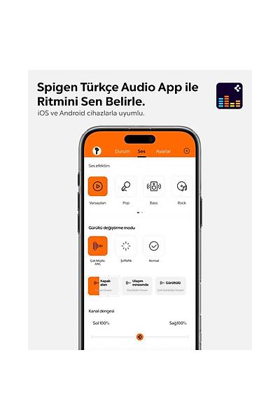 Spigen Audio SA-TW S10 Anc Kablosuz Tws Kulaklk Beyaz ASD07962