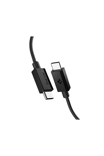 Spigen Essential 2M USB-C to USB-C 60W Kablo ACA08720 Siyah